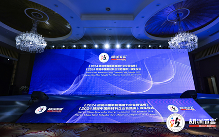 TOP20! 東陽光科入榜《2024胡潤中國新材料企業(yè)百強榜 》